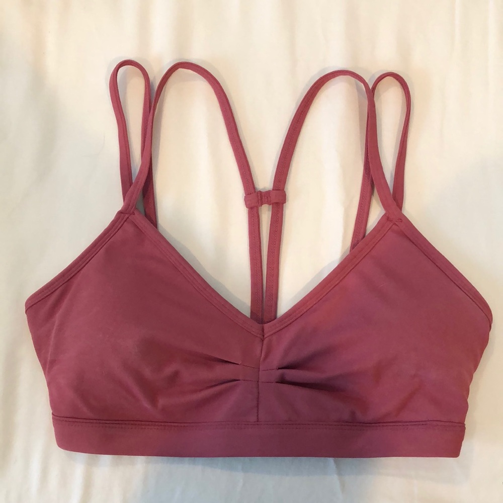 Fabletics pink bra - M